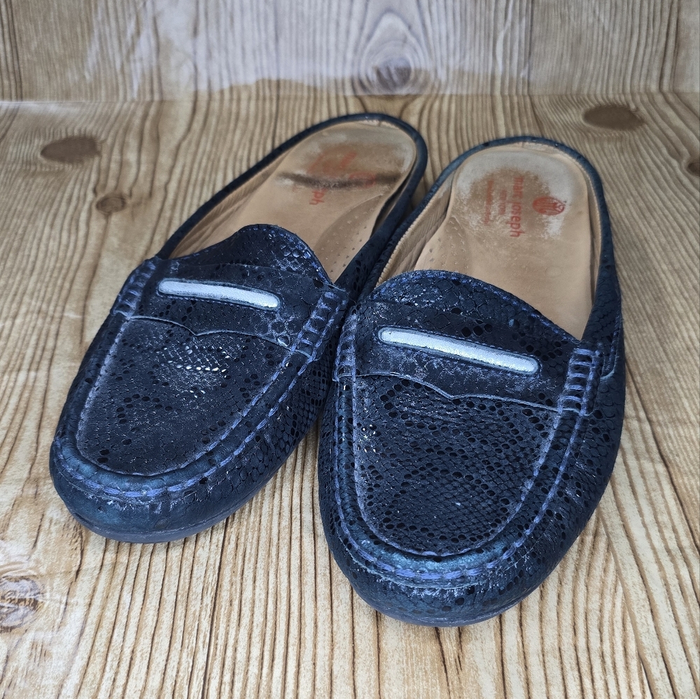 Marc Joseph Women's Black Sunset Slip-On‎ Loafers Mocassin Size 8.5